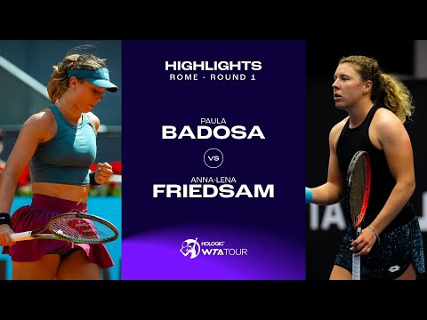 Paula Badosa vs. Anna-Lena Friedsam | 2023 Rome Round 1 | WTA Match Highlights