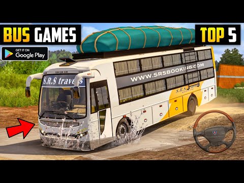 Top 5 bus driving games for android l New bus games for android l bus game