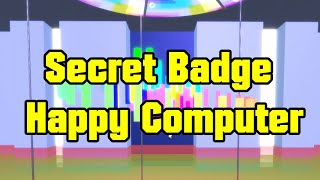 Secret Badge Happy Computer - Escape Mr Fast Food Chapter 4 Scary Jumpscare Obby