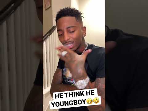 He think he YoungBoy at 1am🤣🤣 #shorts