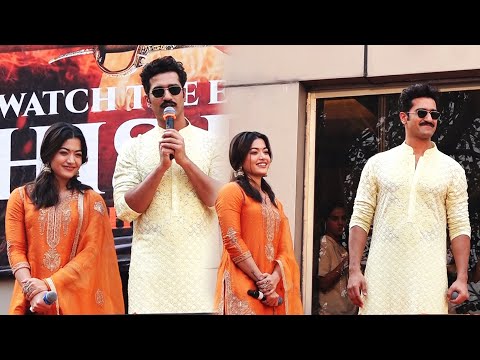 Vicky Kaushal Welcomes 'Maharani' Rashmika Mandanna To Chhaava Promotions