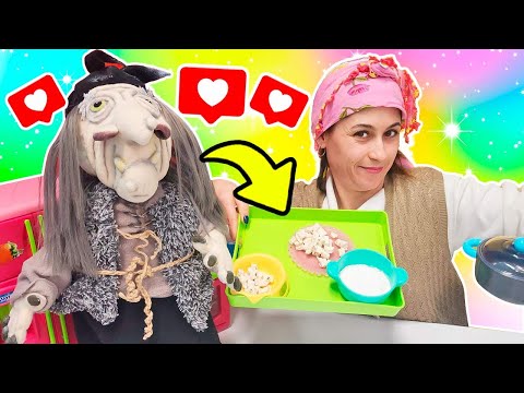 Reyhan Abla, komşusunun misafirleri için mantı yapıyor! Yemek yapma oyunları.