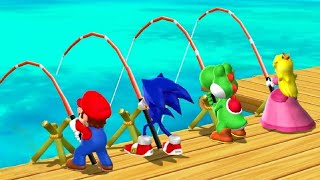 Who is the Lucky Player in Mario Party 9 Minigames