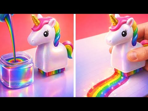 COOL DRAWING HACKS || SMART SCHOOL HACKS YOU WISH YOU KNEW EARLIER! by 123 GO SCHOOL