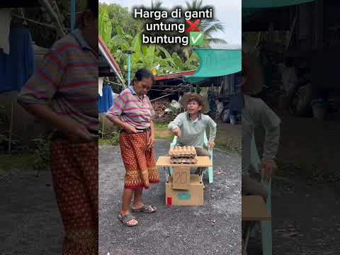 Niat hati ingin untung malaah rugi #shortvideo #funny #seharianlucu #memengakakkocak #comedy #fyp