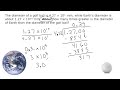 Scientific Notation and Light Speed