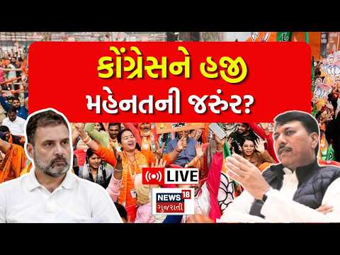 Gujarat Politics LIVE | સ્થાનિક સ્વરાજ ચૂંટણી પરિણામ ગુજરાત કોંગ્રેસનાં મોઢે તમાચો? | BJP | Congress