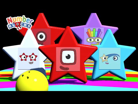 Looking for Numberblocks Bowling Step Squad 1 vs 50 to 100 Standing Tall Numbers Patterns
