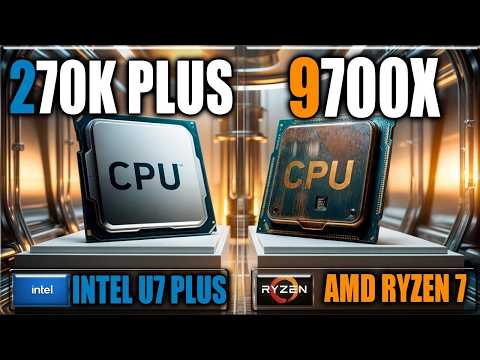 270K Plus vs 9700X Gaming Benchmarks / Applications Tests