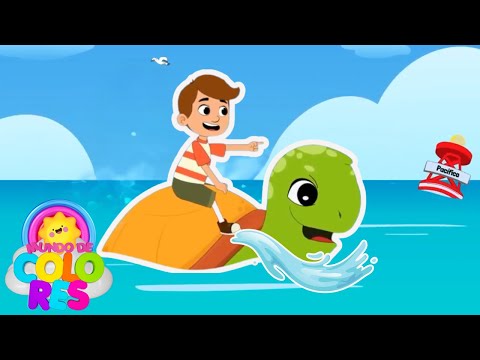 El Gran Miguel Ángel🐢⛵🌊 Canciones Infantiles Cristianas🎵| Mundo de Colores🎈🎉