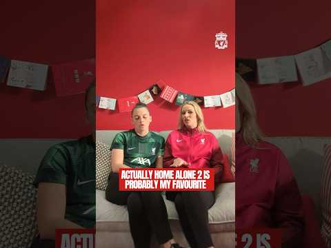 🎄“Home Alone 2 is my favourite!” | Rachael Laws & Gemma Bonner Christmas questions #LFC #Shorts