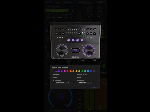 Customize MBOX Studio user action button functions and colors to fit your workflow