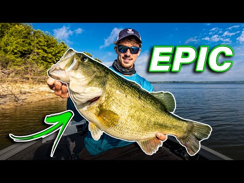 Fishing The LAND of GIANTS!! (NEW PB and 35 lb BAG of BASS)
