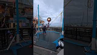 San Francisco Pier 39 Trampoline Ride #fun #Adventure