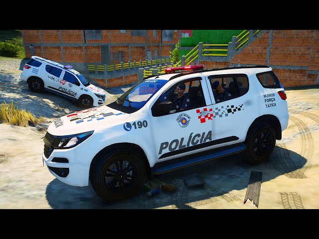 GTA 5 MOD - Blazer PM SP PRIMEIRO Carro de Policia Brasileiro no GTA V 