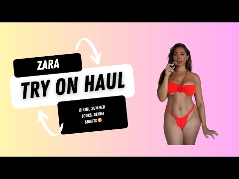 Zara Try On Haul New In August 2024 🤩Beach Looks 😘 Links below 👇🏻