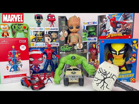 Disney Marvel Characters Toys Unboxing Review ASMR