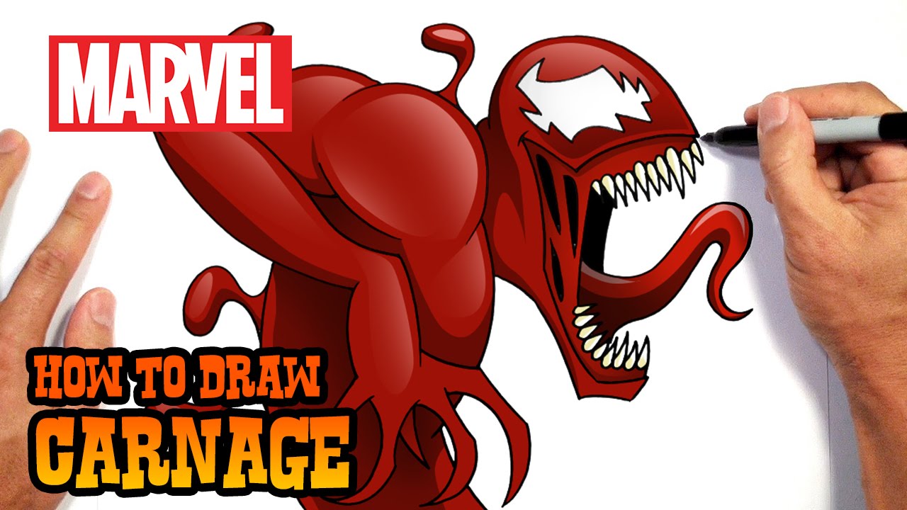 How to Draw Carnage - Marvel Comics