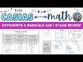 Simplifying Exponents and Radicals for Algebra 1