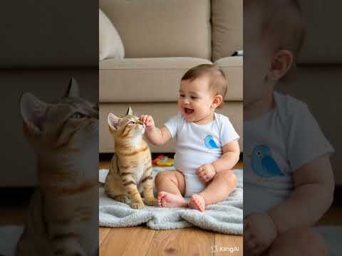 👶🐱 أجمل ثنائي اليوم!