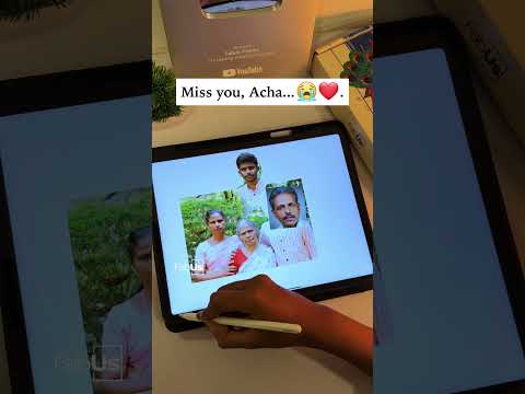 Love you, Acha...❤️😭 | Digital Merge | Family Photo Merge #shorts #ashortsaday #art #merge