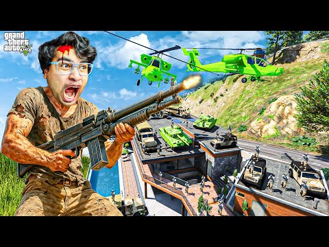 GTA V : Franklin's House Raided By Army😨💣