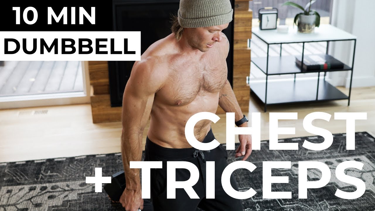 KILLER CHEST AND TRICEP WORKOUT 10 MIN CHEST AND TRICEP WORKOUT AT HOME - TIFF x DAN