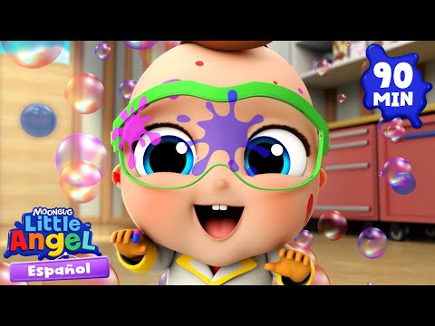 Burbujas de colores 🔮🫧 | Caricaturas | Canciones Infantiles🎵| Little Angel Español