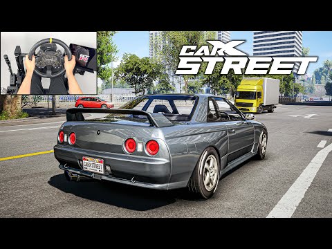 Nissan Skyline R32 GTR | CarX Street | Steering Wheel Gameplay