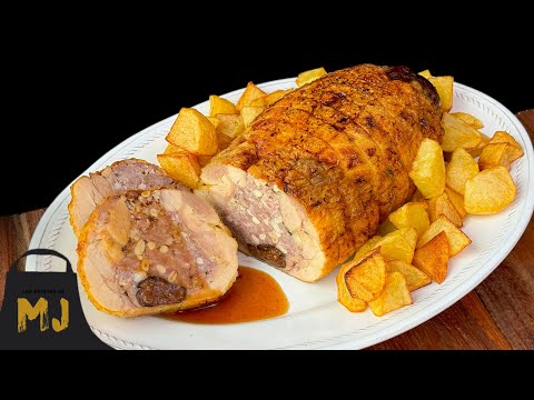 Pollo relleno al horno | Recetas de Navidad