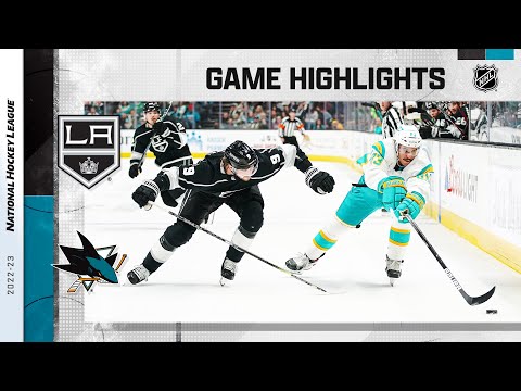 Kings @ Sharks 11/25 | NHL Highlights 2022