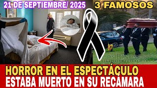 . 🚨🖤 TRAGEDIA EN EL ESPECTÁCULO: FAMOSOS DE LUTO 😱