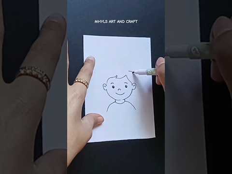 Learn How to Draw Boy🙍 #drawing #artwork #shorts