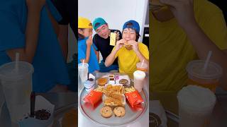 Mcdonald's Random bites challenge!😋 #mukbang #mcdonalds #foodchallenge by Ethan Funny Family