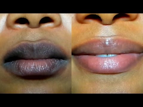 HOW TO LIGHTEN DARK LIPS NATURALLY /Fast Result/ GET PINK LIPS IN 2 DAYS