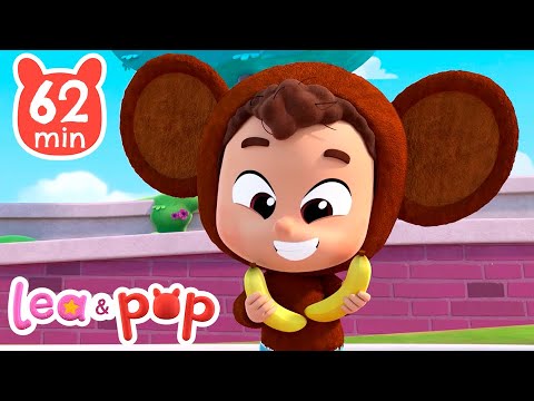 Manzanas y bananas 🍎🍌 y más música para bebés - Canciones infantiles de Lea y Pop