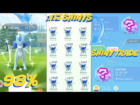 12x SHINY & 98% SUICUNE CAUGHT! WE KILLED IT THE BEST WAY TO GET LOTS OF SHINY SUICUNE POKEMON GO