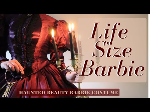 Making a Spooky Historical Barbie Costume; Haunted Beauty Barbie