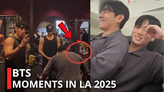 TAEHYUNG, JUNGKOOK, JIMIN, RM Practicing in LA!? BTS Ready for a Full Comeback!