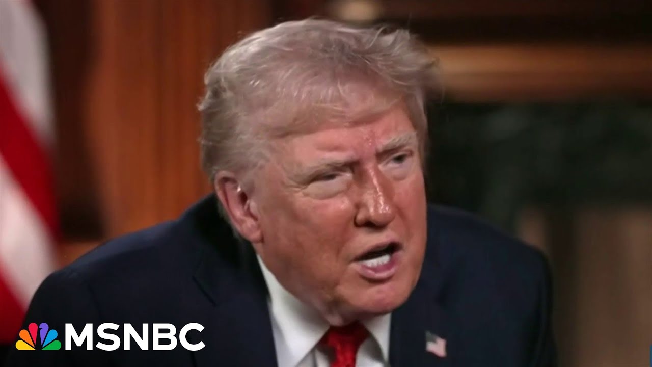 President Trump pressed on whether he will really try to run for a third term