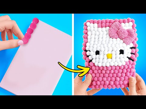 مستلزمات مدرسية لطيفة اصنعها بنفسك 💖✏️ اجعل أغراضك المملة مشرقة