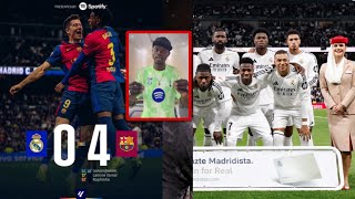 Classico real Madrid vs Barcelone du jamais vue😭💔😂😂