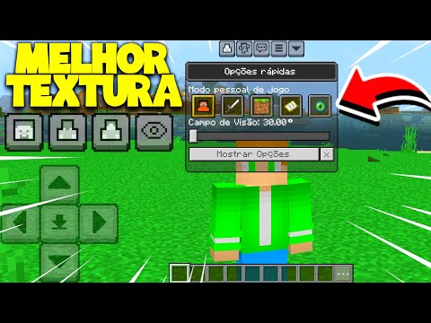 MELHOR TEXTURA COM BOTÃO F5 E VÁRIAS OUTRAS OPÇÕES PARA MINECRAFT PE 1.21! (MINECRAFT BEDROCK)