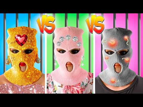 Quem Irá Sobreviver À Essa Prisão? Pobre vs Rica vs Giga Rica – Momentos Super Engraçados!
