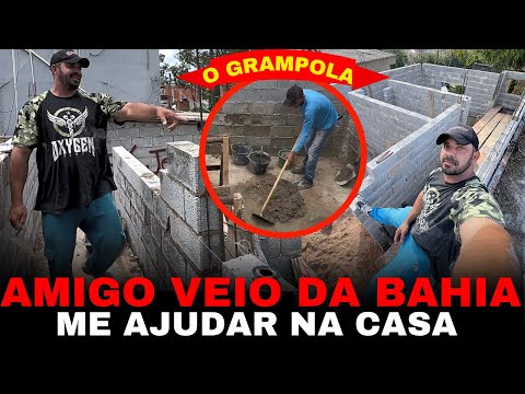 VOLTEI TRABALHAR DE PEDREIRO | CONSTRUINDO MINHA CASA