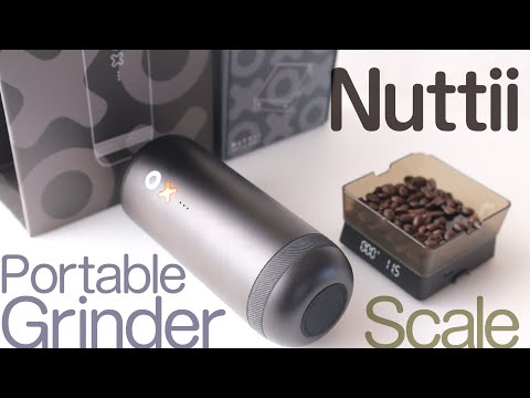 Nuttii電動ポータブルコーヒーグラインダーとスケールをレビュー！