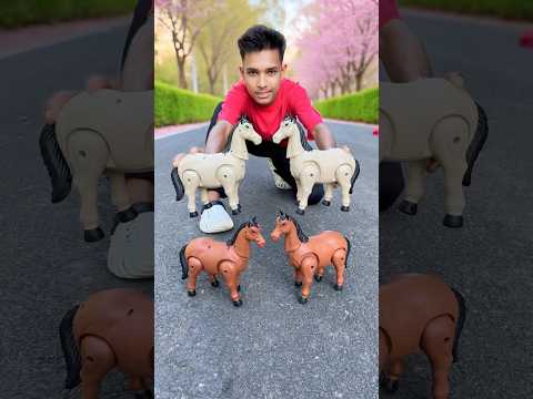 Remote control 4 Ta Horse 🐎 White And Brown 🥹