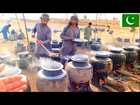 Marriage Ceremony in Desert  |  Cooking for 1500 People | Village Wedding Food Shadi Ka Khana