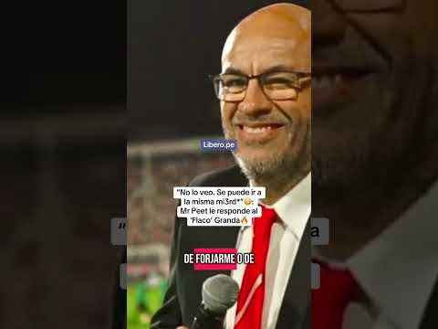 SE PRENDIÓ 🔥😱 MR PEET NO SE QUEDÓ CALLADO Y LE RESPONDIÓ CON TODO AL 'FLACO' GRANDA 👀 | Líbero