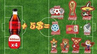 Buscando los pines Cocacola del Mundial 2026